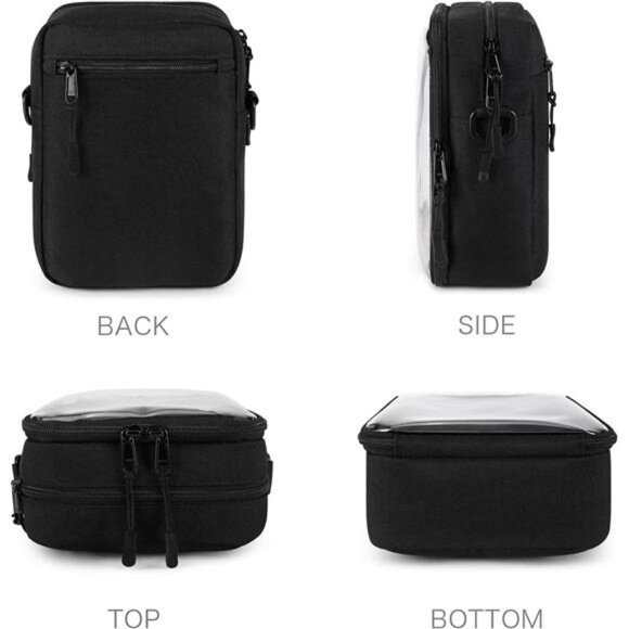 Anime Ita Bag Crossbody Small Pin Display Purse Clear Window Insert Travel - Picture 7 of 8